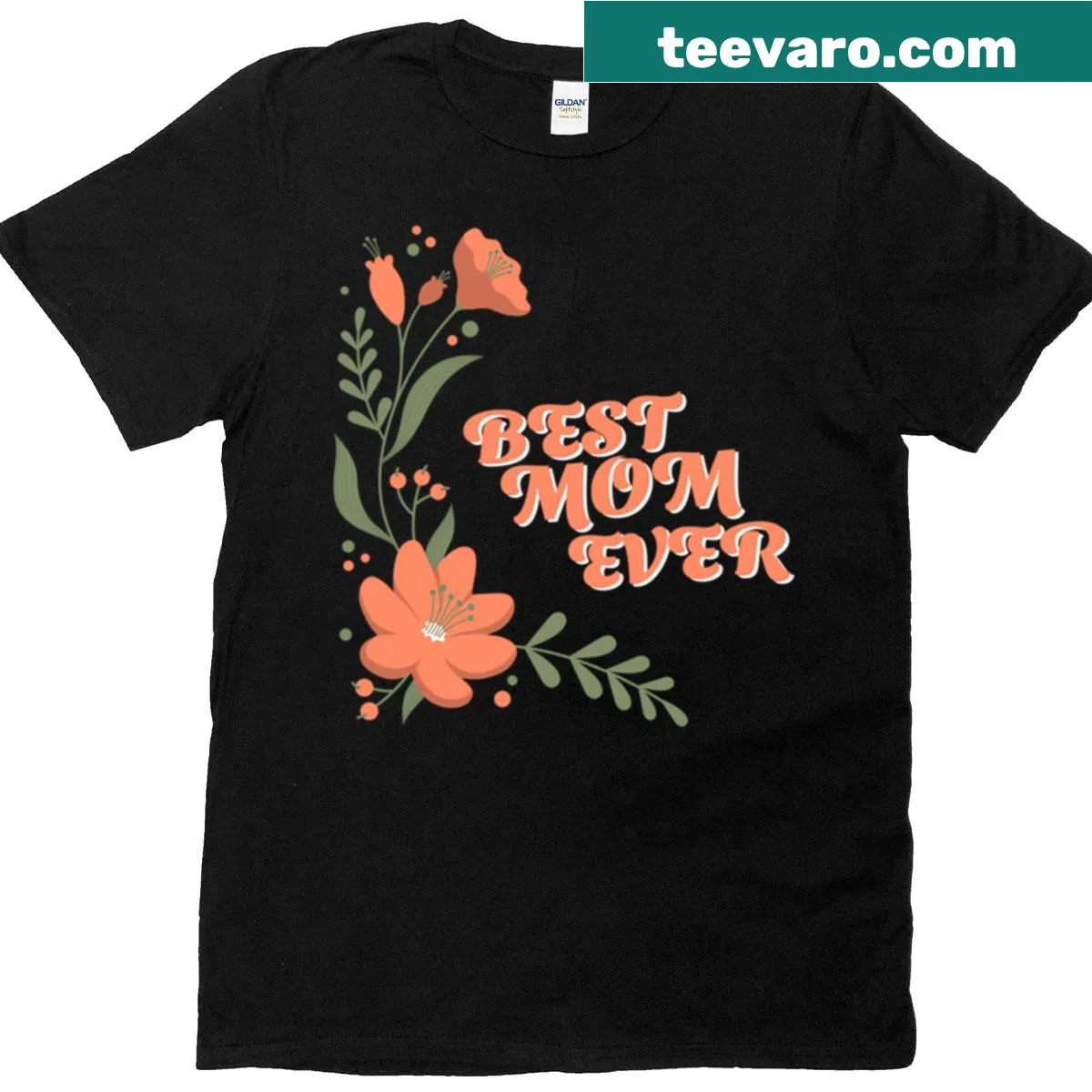 Sentimental t-shirt that says 'Best Mom Ever' for Mother's Day — on a men's t-shirt