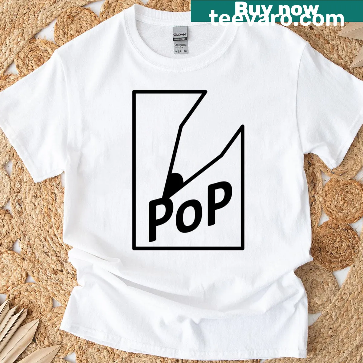Minimalist line-art t-shirt featuring a pencil on paper design — on a men's t-shirt