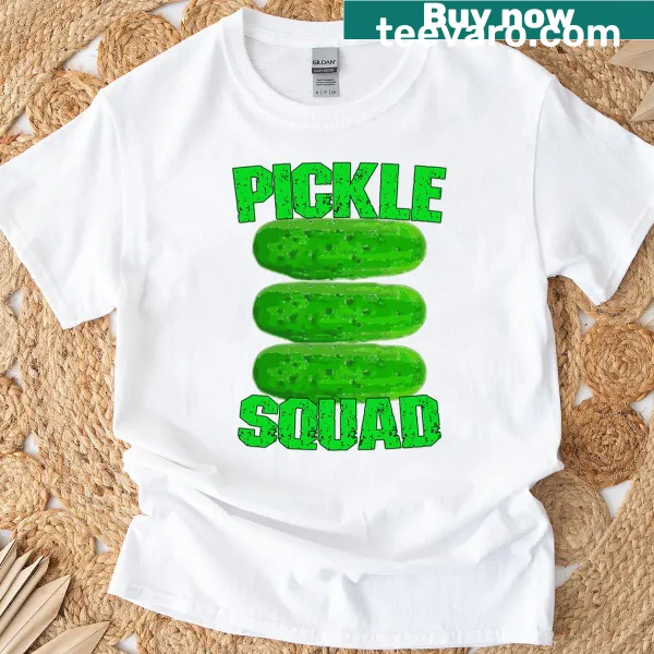 Funny vegetable quote design featuring pickles