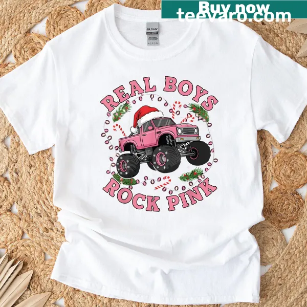 Monster truck wearing a Santa hat for Christmas