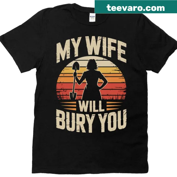 Funny husband quote shirt with retro typography