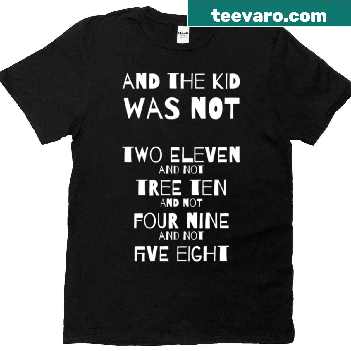 Playful design on a kid's T-shirt — on a men's t-shirt