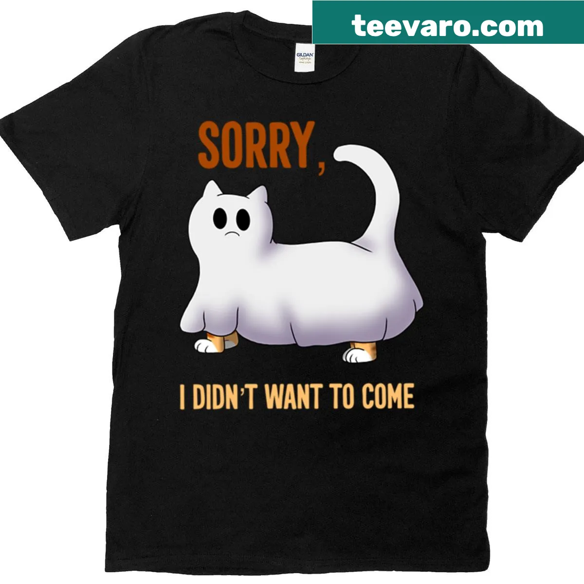 Funny Halloween t-shirt with a witty text about candy — on a men's t-shirt
