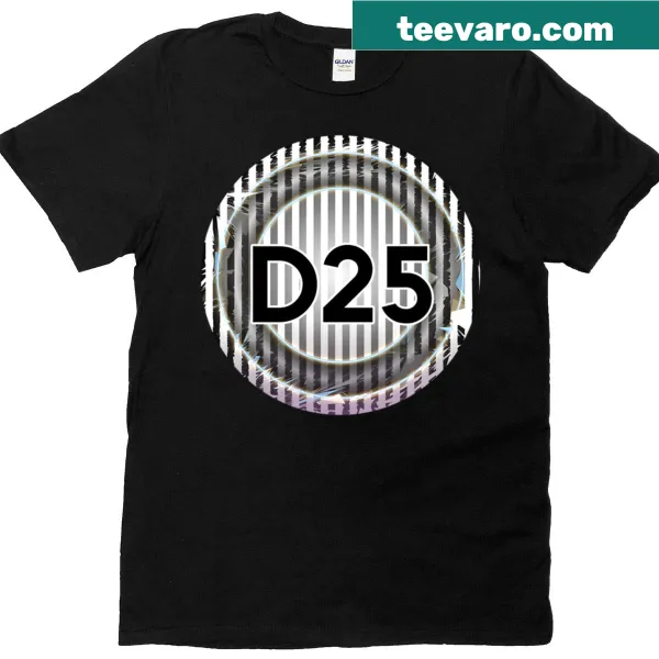 Abstract design t-shirt featuring spots and lines