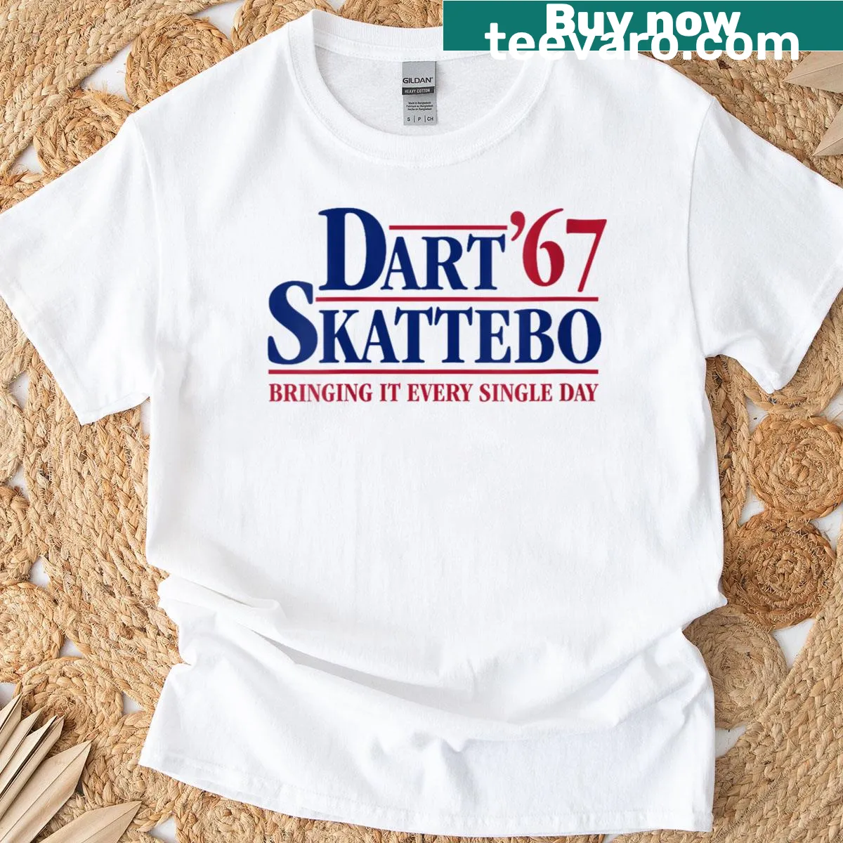 Funny Skattebo 67 meme T-shirt for women — on a men's t-shirt