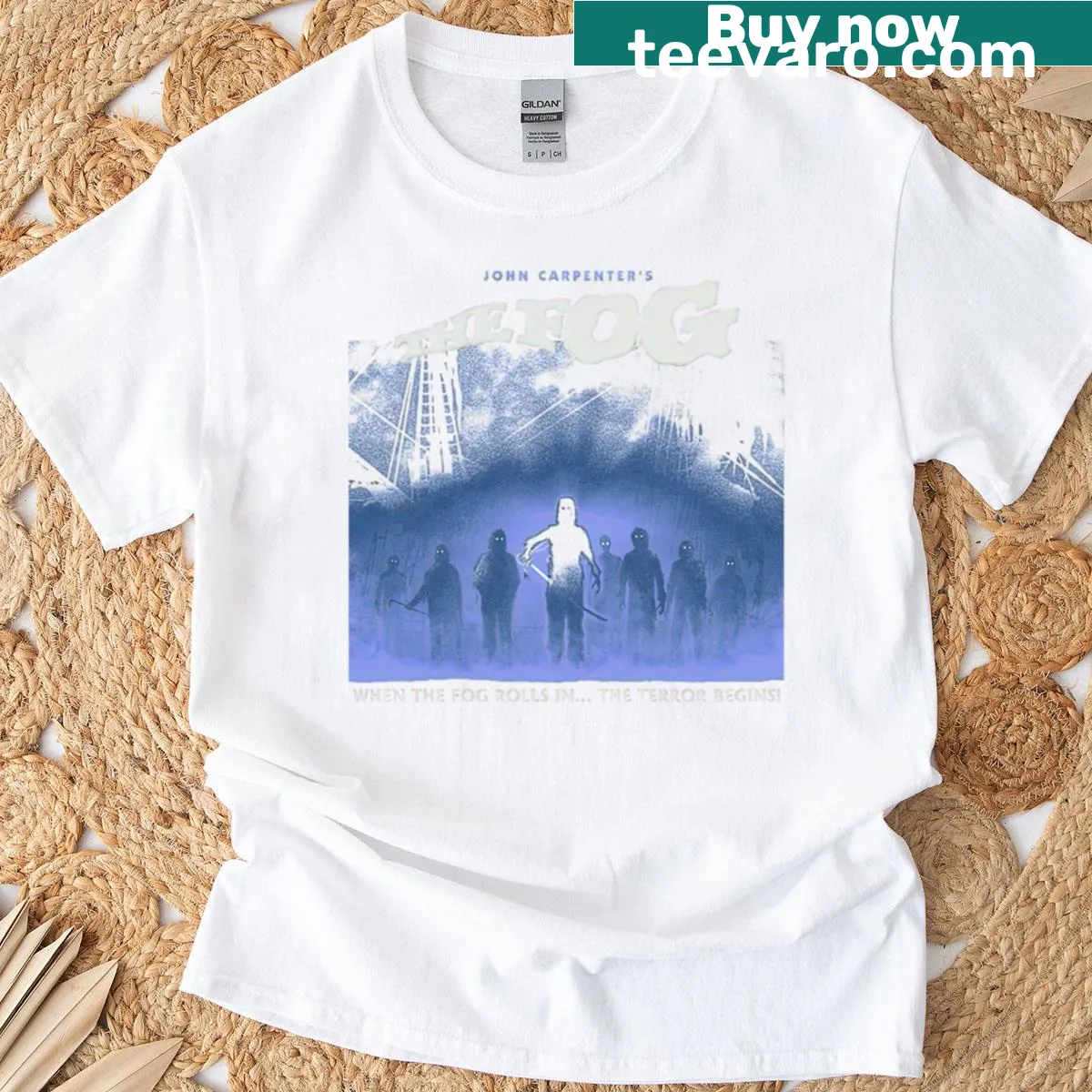 Vintage-inspired graphic celebrating iconic 1980s movies — on a men's t-shirt