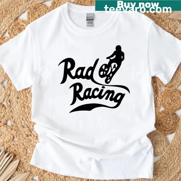 Retro racing inspired graphic on a vintage-style t-shirt