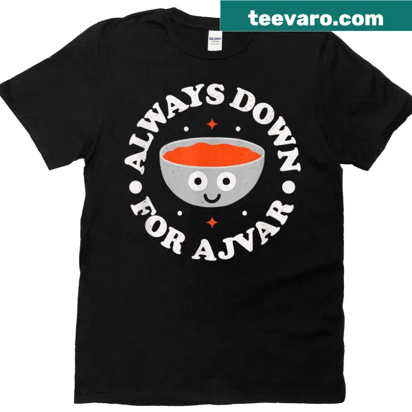 Ajvar condiment graphic on a fun food-themed t-shirt