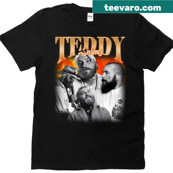 Vintage bootleg T-shirt featuring Teddy Swims design