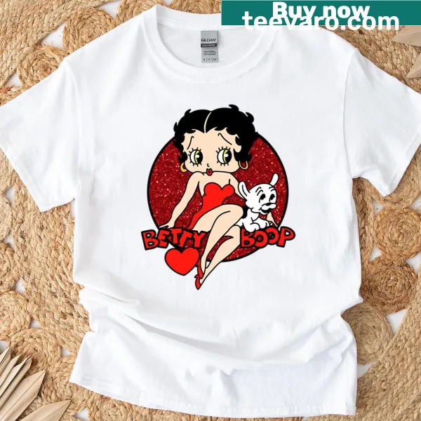 Vintage-styled T-shirt featuring the iconic Betty Boop