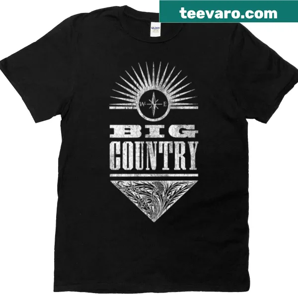 Vintage-style T-shirt paying tribute to Big Country band