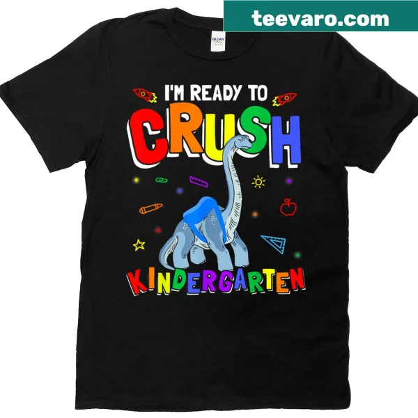 Vintage-style Brachiosaurus dinosaur t-shirt with retro typography