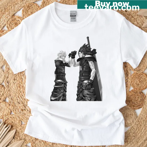 Illustrative design of blades on Brotherhood Of The Blade t-shirt