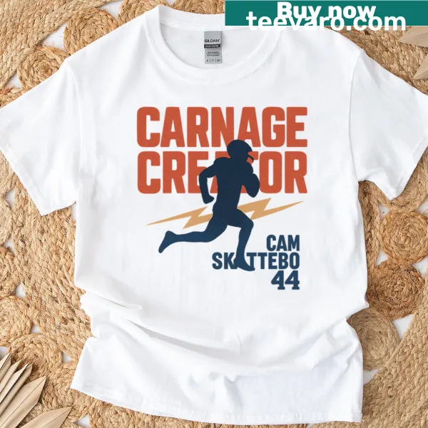 Edgy typography design saying 'Carnage Creator'