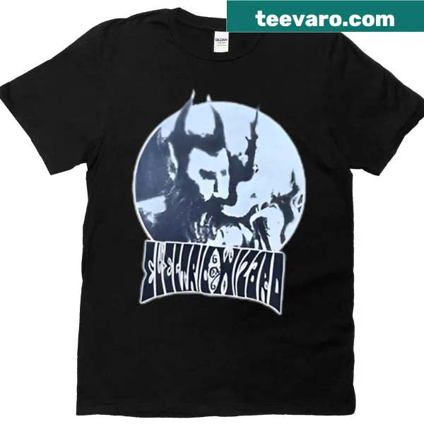 Electric Wizard vintage-distressed T-shirt with bold band imagery