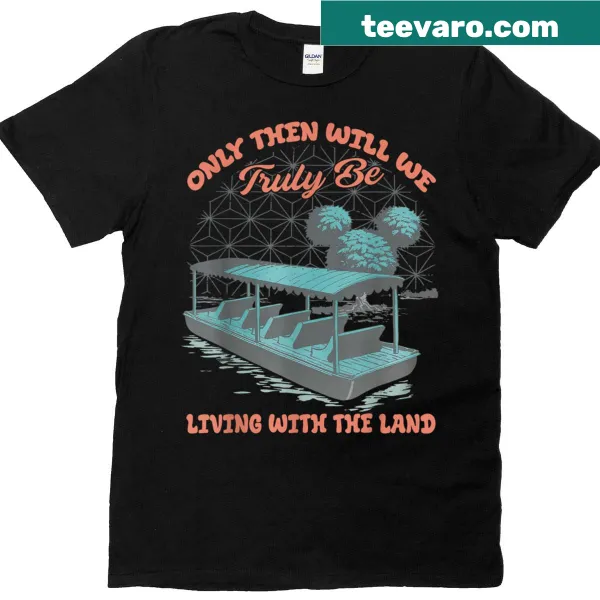 Epcot-themed T-shirt with Living With The Land illustration