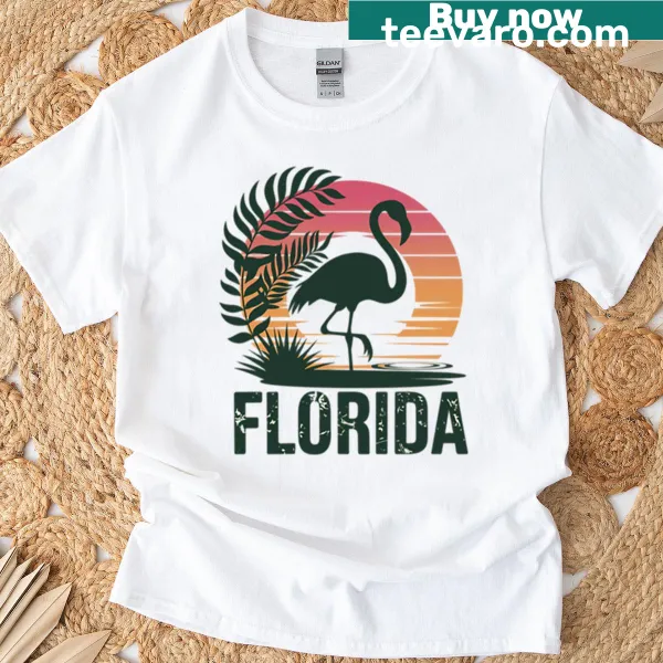 Bold typography Florida State pride design on T-shirt.