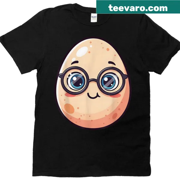 Cute Halloween-themed t-shirt featuring the text 'I'm A Good Egg' and a playful graphic.