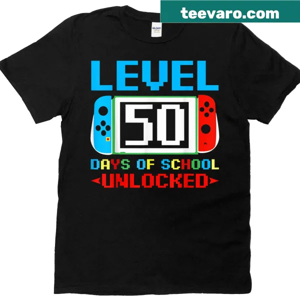 T-shirt with 'Gamer Happy Unlocked' text for joyful gamers