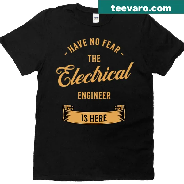 Electrical engineer T-shirt with bold text design