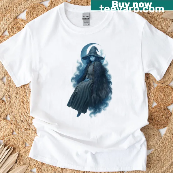 Illustrated Ranni character graphic t-shirt