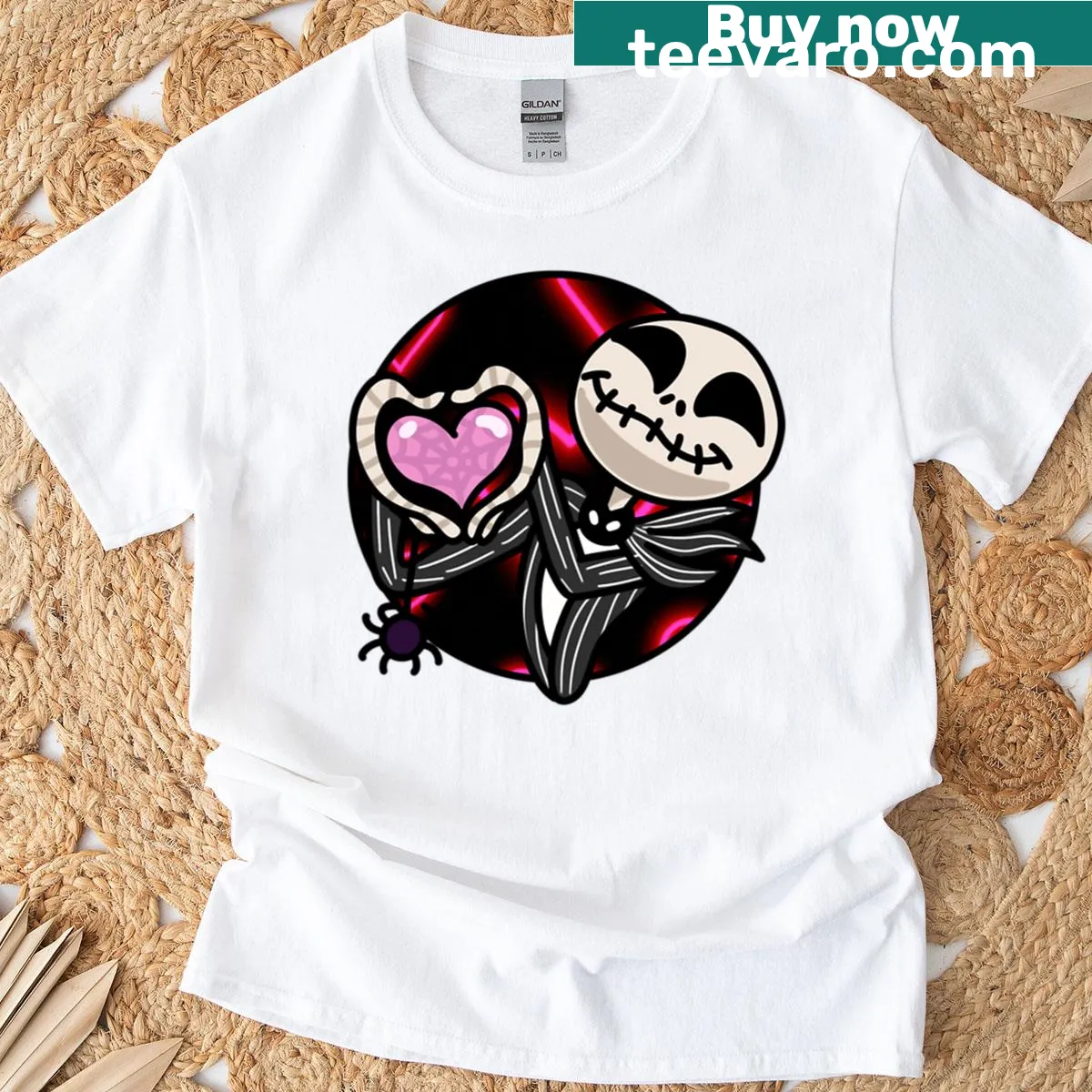 Heartfelt 'Jacks Love' text graphic t-shirt — on a men's t-shirt