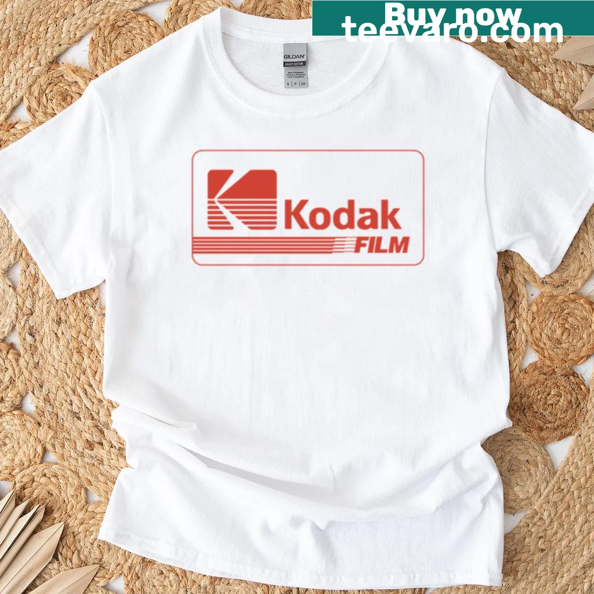 Classic Kodak logo graphic T-shirt — on a men's t-shirt