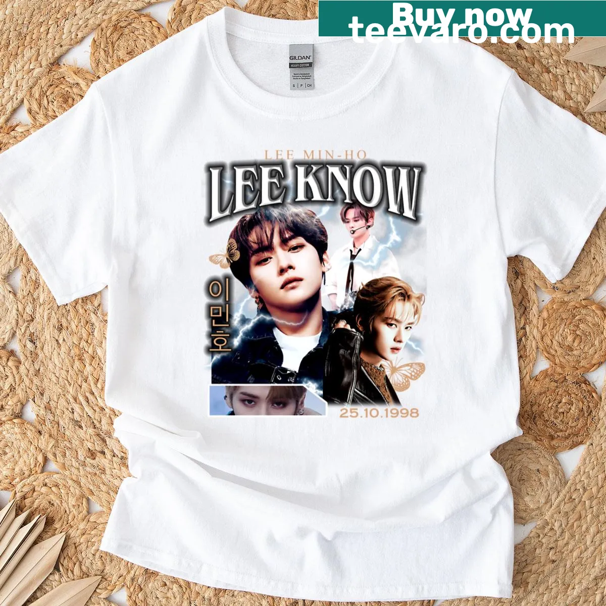 Vintage distressed 90s retro tee with nostalgic design — on a men's t-shirt