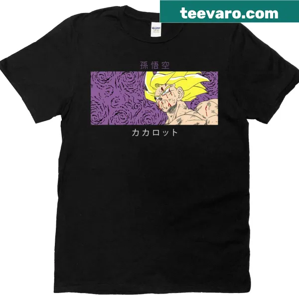 Legendary Transformation t-shirt with dynamic growth symbolism.