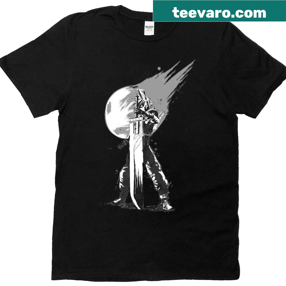 Moonlight-inspired T-shirt with enchanting illustration — on a men's t-shirt