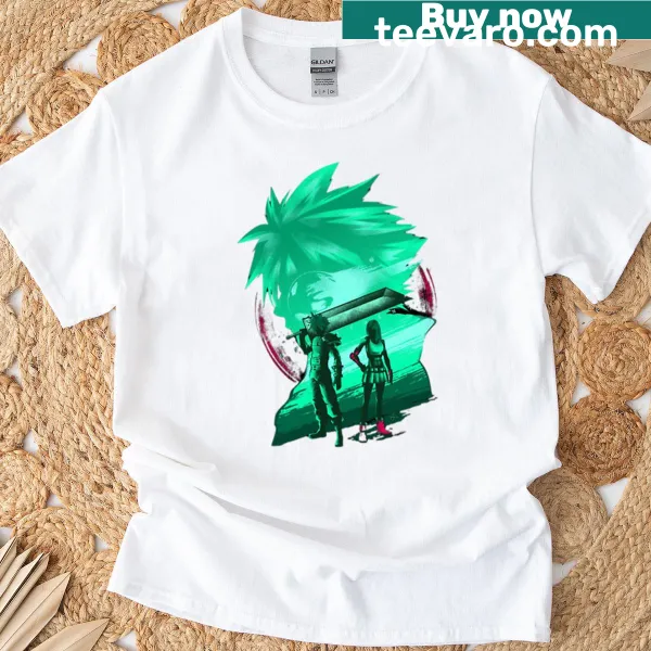 Dynamic neon soldier graphic on a stylish T-shirt