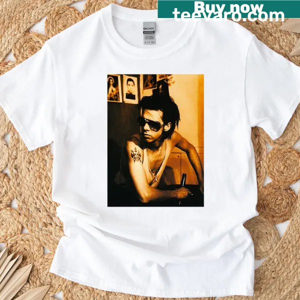 Vintage-style Nick Cave tribute t-shirt
