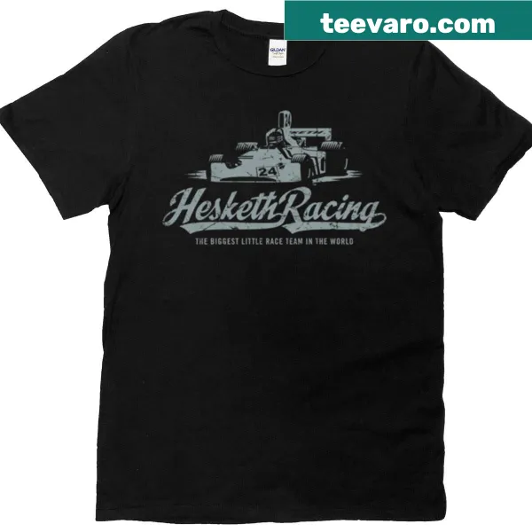 Vintage sketch of Hesketh Racing 308 on a T-shirt.