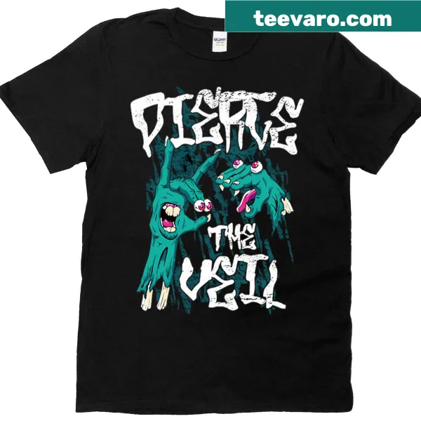 Bold graphic tee featuring Pierce The Veil-inspired design