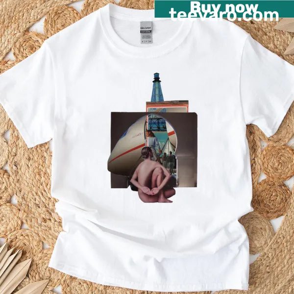 Minimalist Plane Jane graphic on T-shirt with bold typography