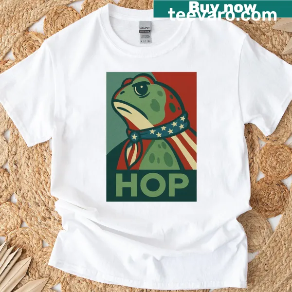 Creative frog protest illustration on a T-shirt