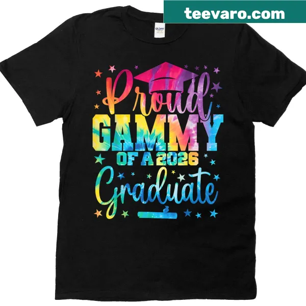 Proud Gammy t-shirt celebrating Class of 2026 graduation