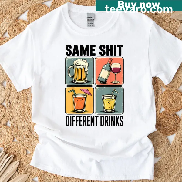 Retro sober meme T-shirt with humorous slogan design