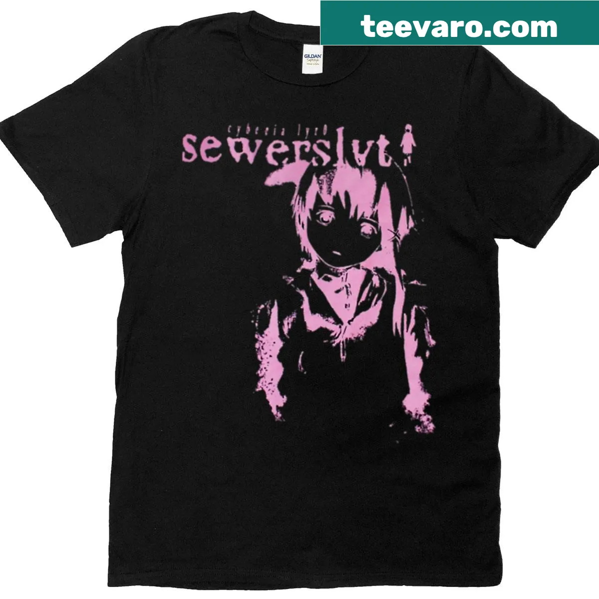 Typography-based t-shirt featuring the word 'Schizofrenia' — on a men's t-shirt