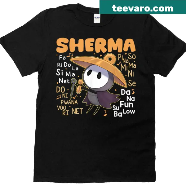 Funny gaming t-shirt with a quote from Sherma Song