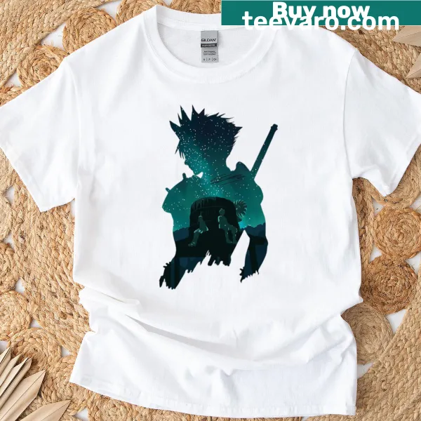 Illustration of a shooting star on a t-shirt