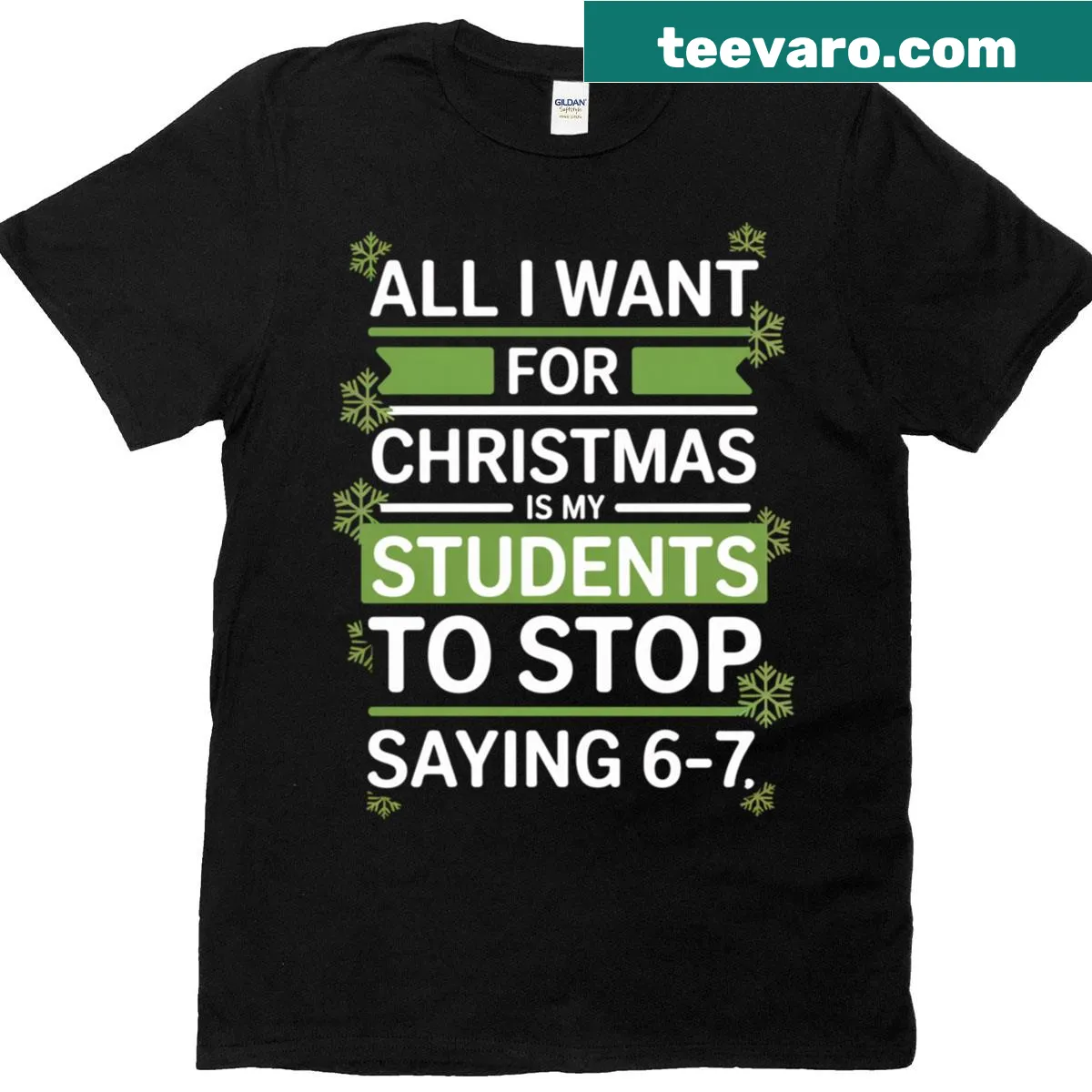Funny teacher T-shirt with humorous student sayings graphic — on a men's t-shirt