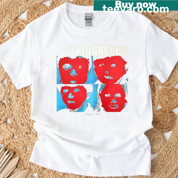T-shirt featuring a design inspired by Talking Heads' Remain In Light album