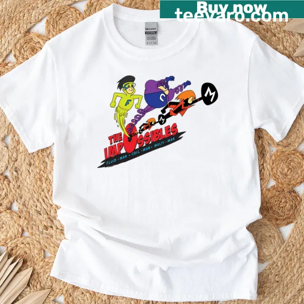 Charming illustration design on The Impossibles T-shirt