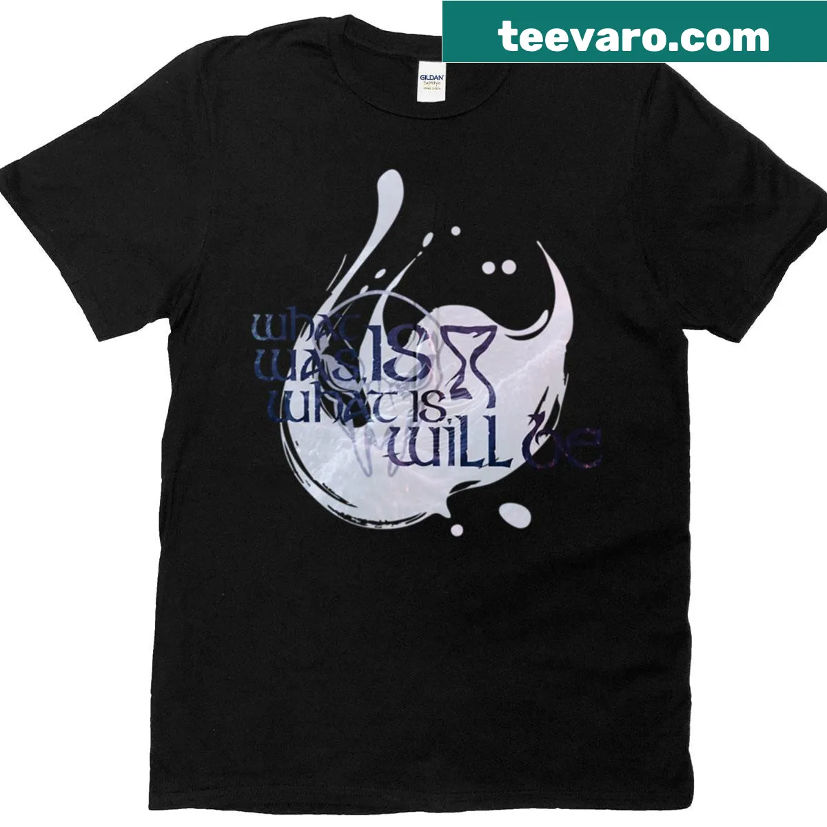 Minimalist The Interim t-shirt design focused on simplicity — on a men's t-shirt