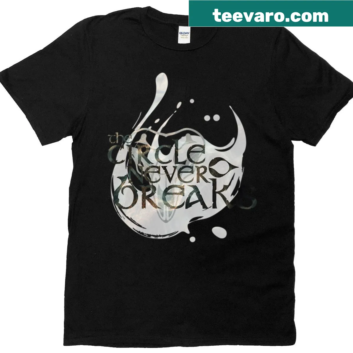 Minimalist design celebrating the art of long sight with clever typography. — on a men's t-shirt