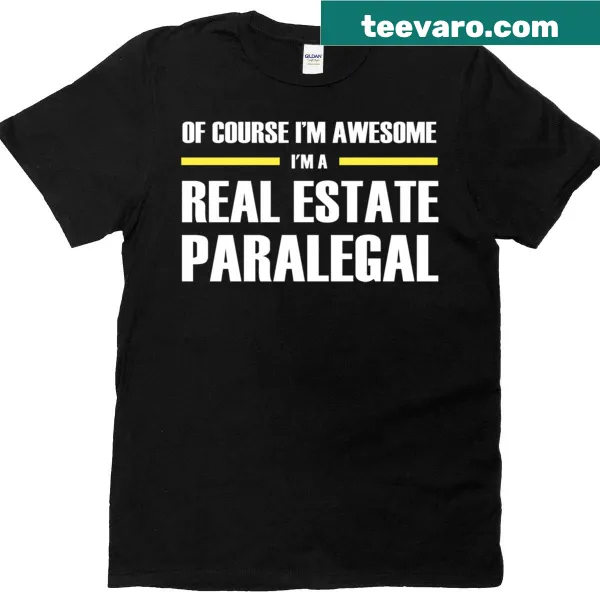 T-shirt celebrating real estate paralegals
