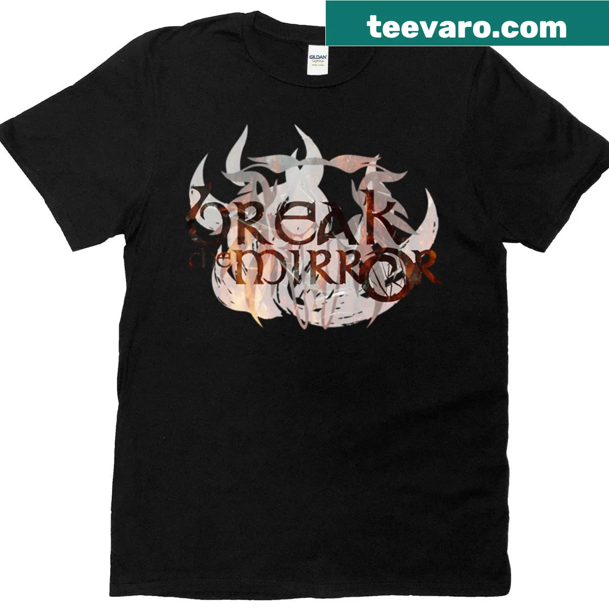 Halloween-themed t-shirt with horse graphic and humorous text — on a men's t-shirt