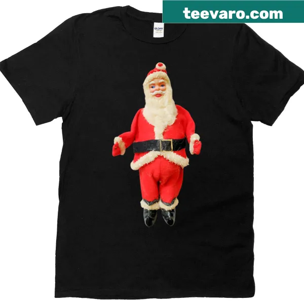 Vintage Santa Claus T-shirt with a playful Santa illustration