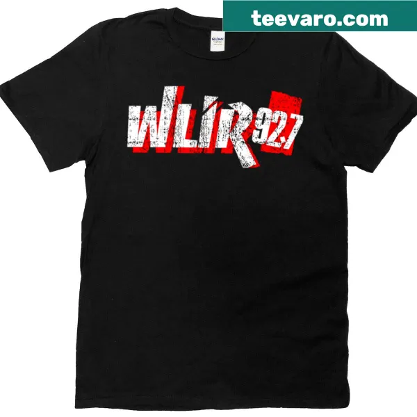 Vintage WLIR Radio 927 t-shirt celebrating classic music culture